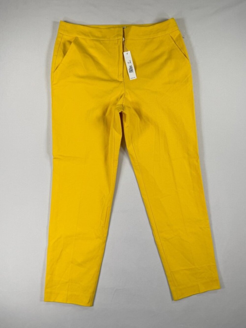 NWT Trina Turk Aubree 2 Pant Lemon Yellow Size 10